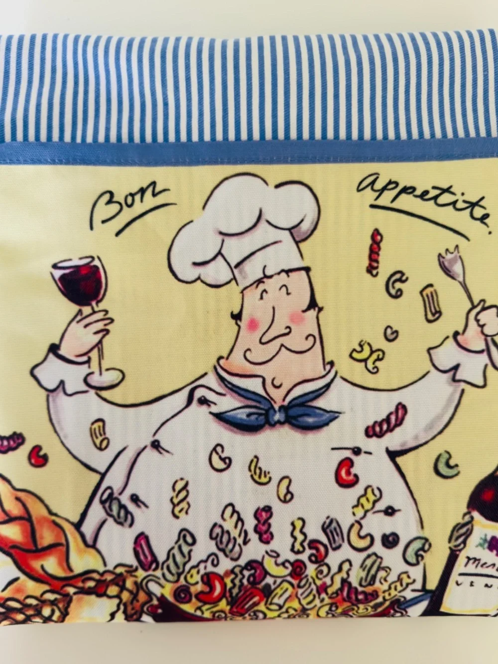 Mud Pie Chef's Apron Cartoon Caricature One Size